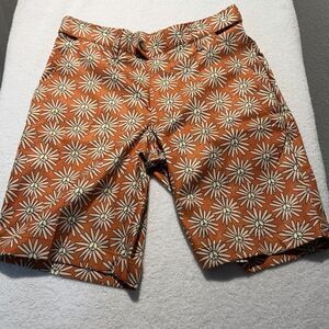 Loudmouth Golf Men’s Shorts Sz 28 Peace Flower Men's Buffet Waist